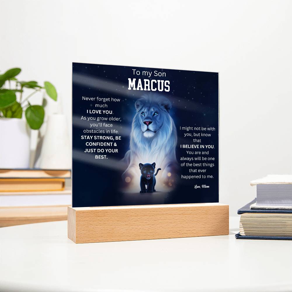 Markus 1 - Printed Acrylic Plaque