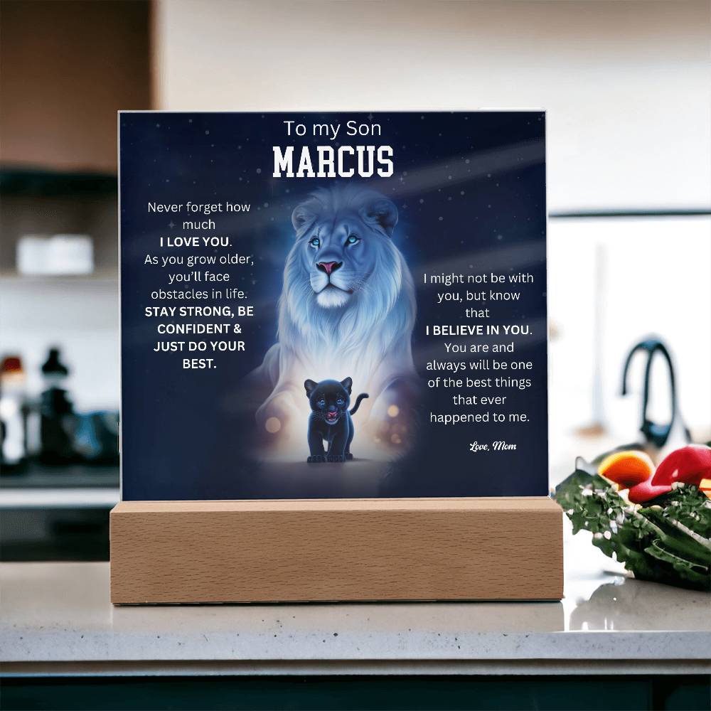 Markus 1 - Printed Acrylic Plaque