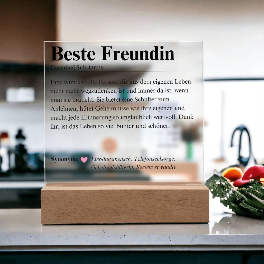 Personalisiertes Geschenk An Beste Freundin