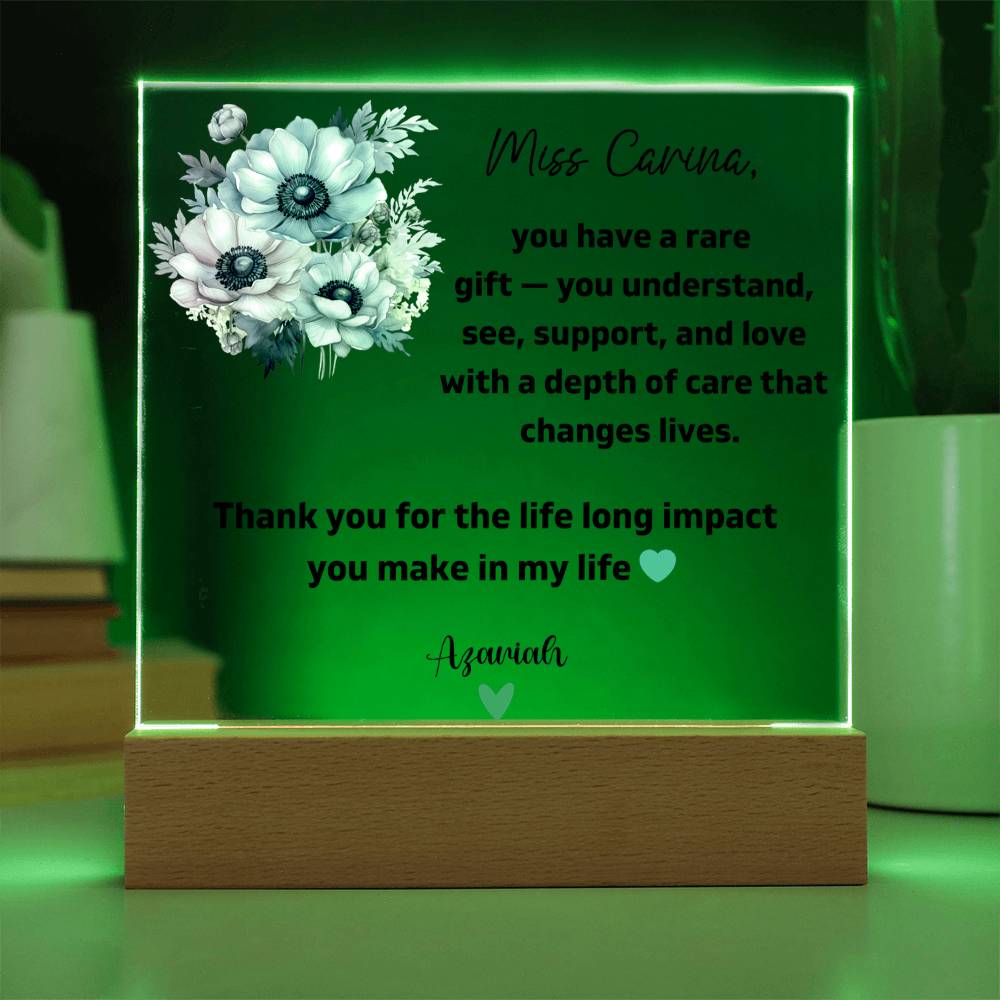 Carina Plaque