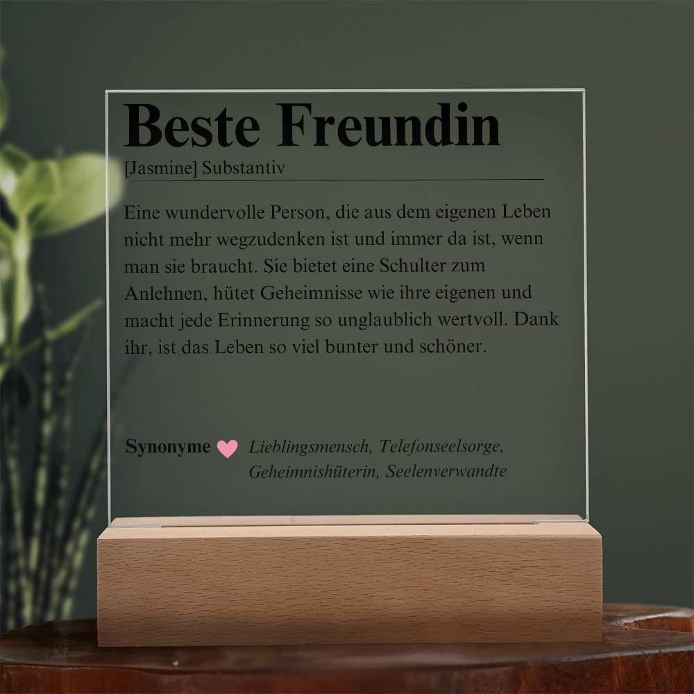 Personalisiertes Geschenk An Beste Freundin