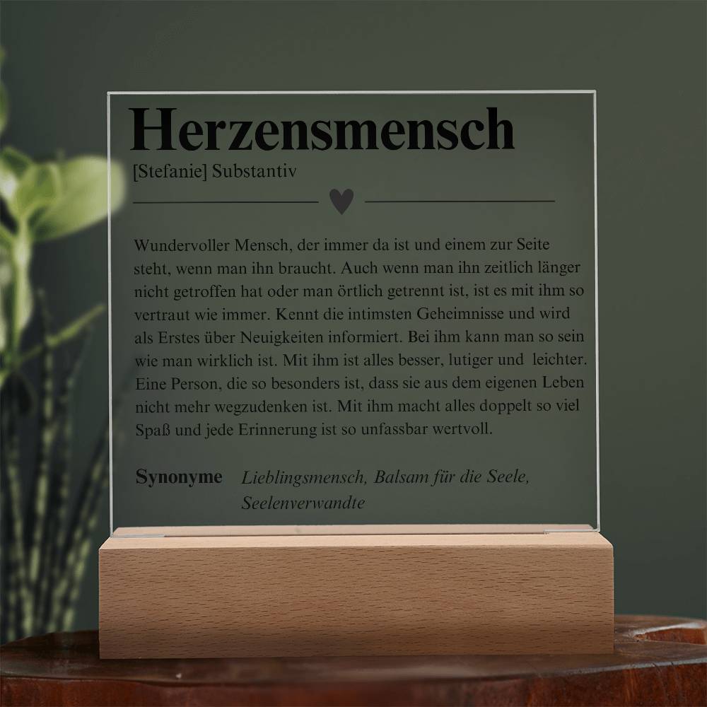 Geschenk FreundinHerzensmensch Duden 7