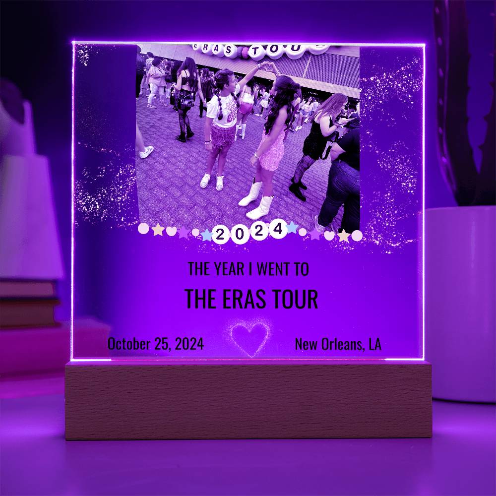 ERAS2024 Acrylic Square Plaque 1