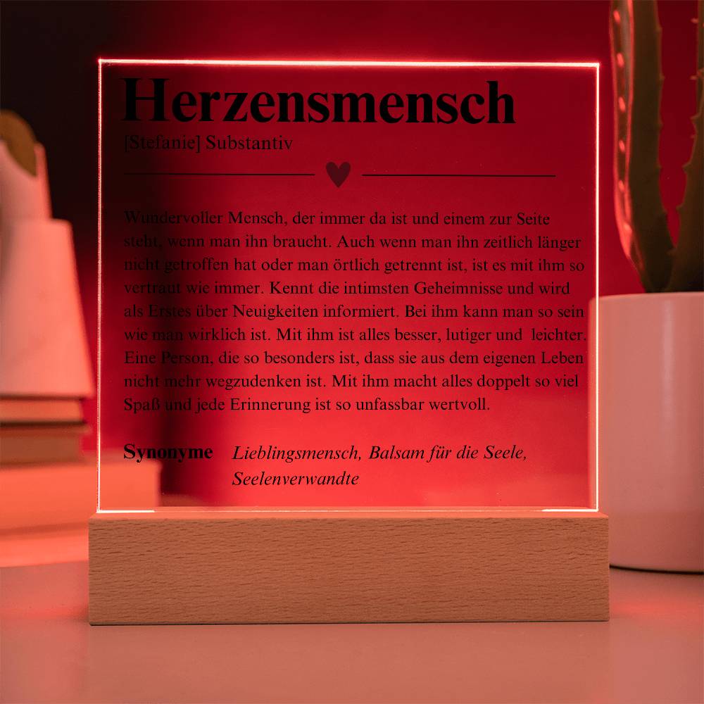 Geschenk FreundinHerzensmensch Duden 7