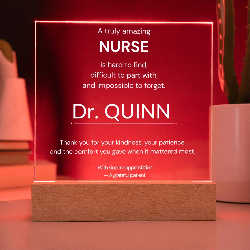 A Truly Amazing Nurse Gift