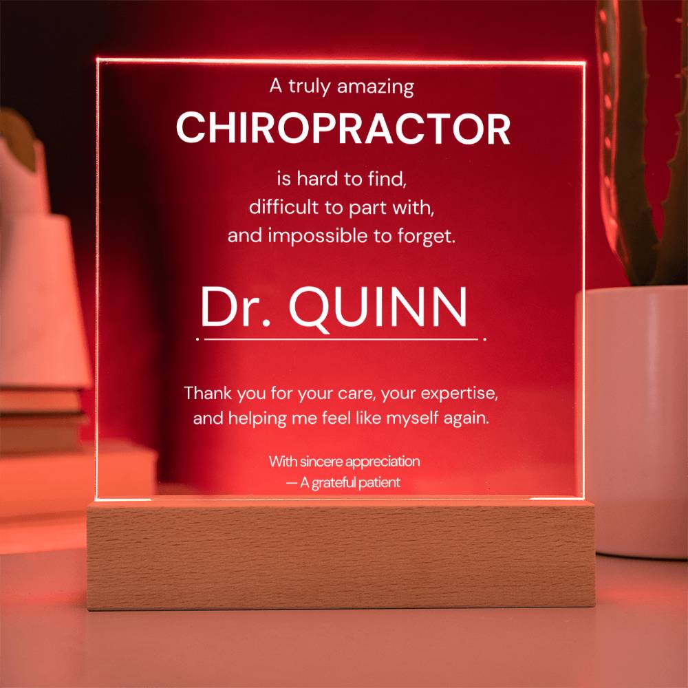 A Truly Amazing Chiropractor Gift