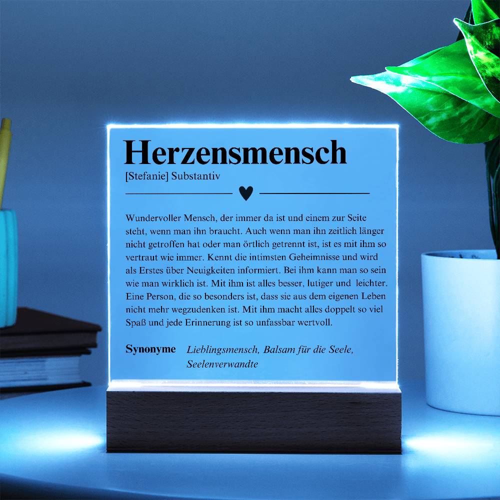 Geschenk FreundinHerzensmensch Duden 7
