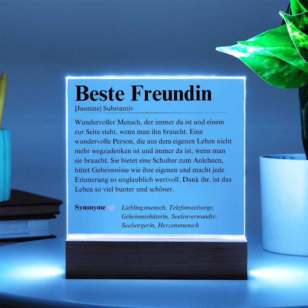 Beste Freundin Geschenk Herzensmensch