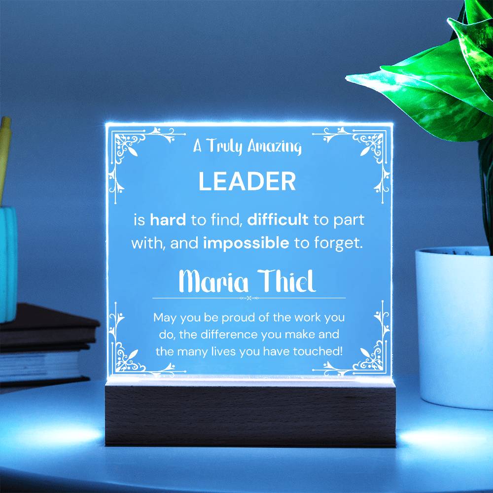 Gift For Leader Personalized Acrylic Plaque