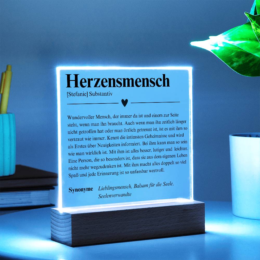 Geschenk FreundinHerzensmensch Duden 7