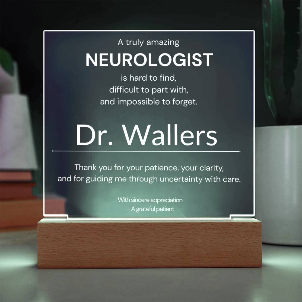 Personalized Neurologist Appreciation Gift from Patient