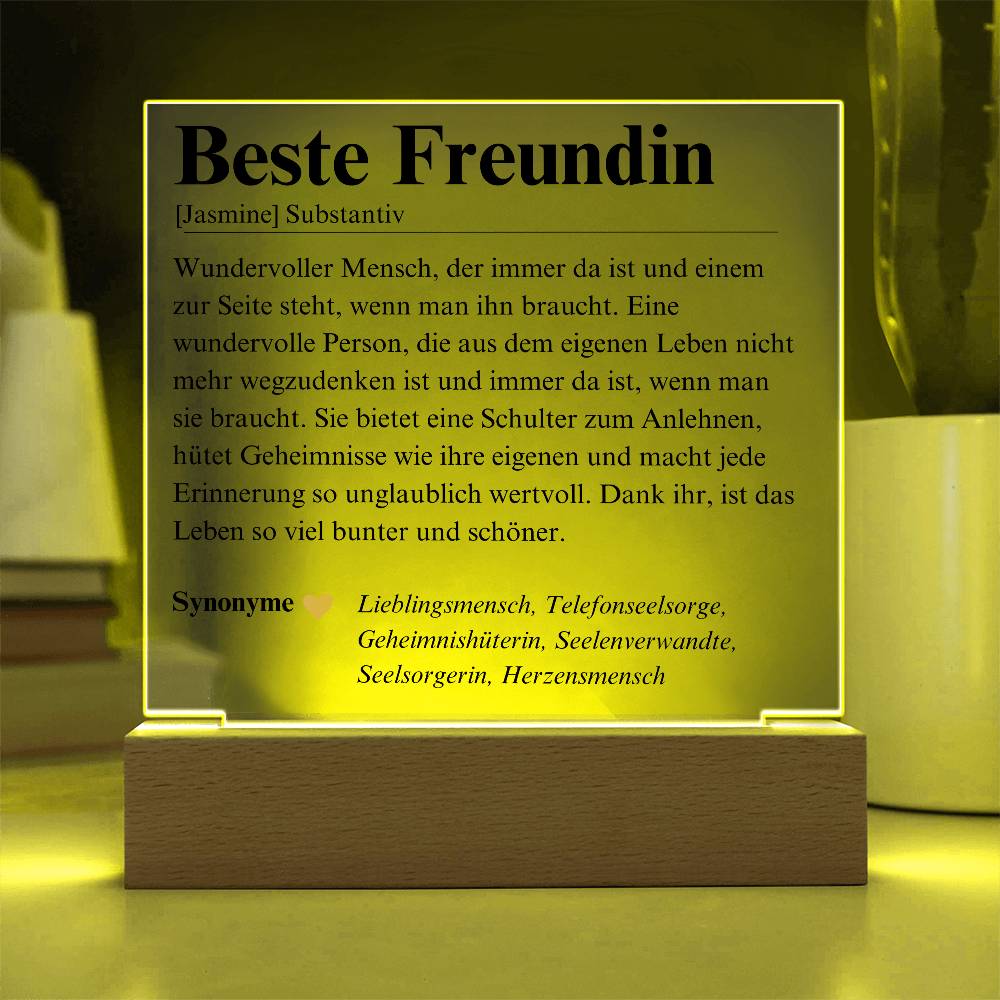 Beste Freundin Geschenk Herzensmensch