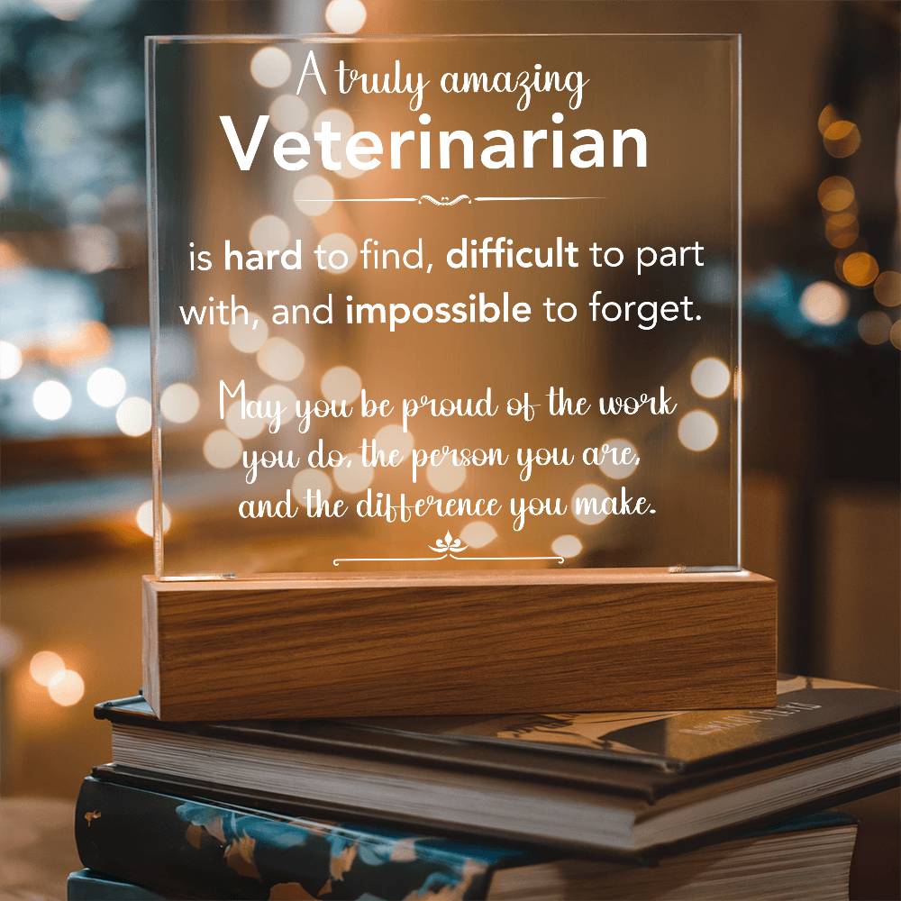 Personalized Vet Plaque