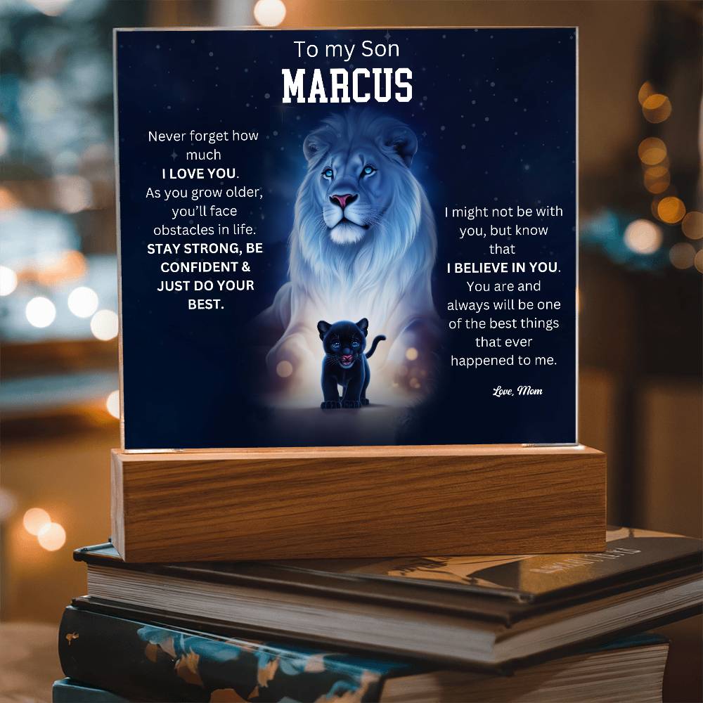 Markus 1 - Printed Acrylic Plaque