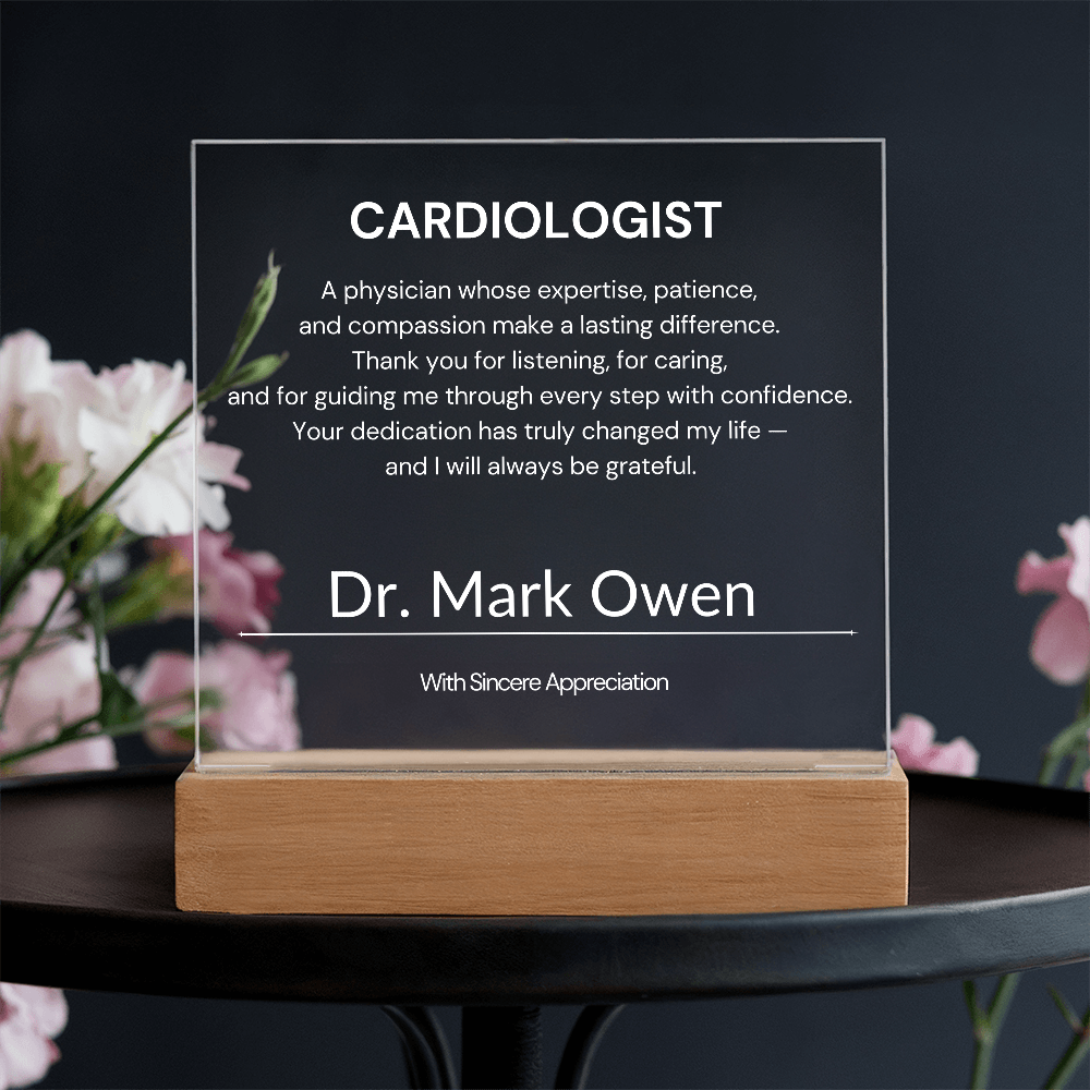 Cardiologist Appreciation Gift from Patient