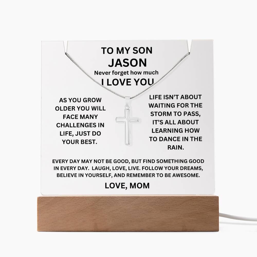 Son Plaque Cross 3
