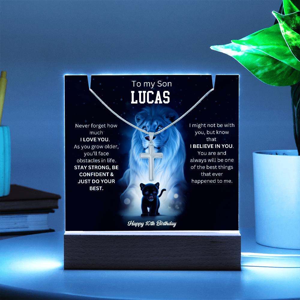 Lucas 10th Keepsake Acrylic Bundle