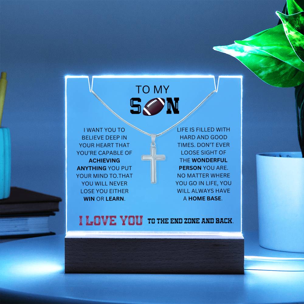To My Son - I Want You To Believe Football Gift