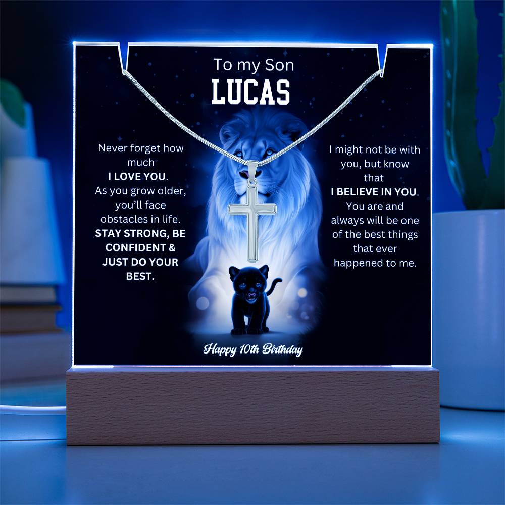 Lucas 10th Keepsake Acrylic Bundle