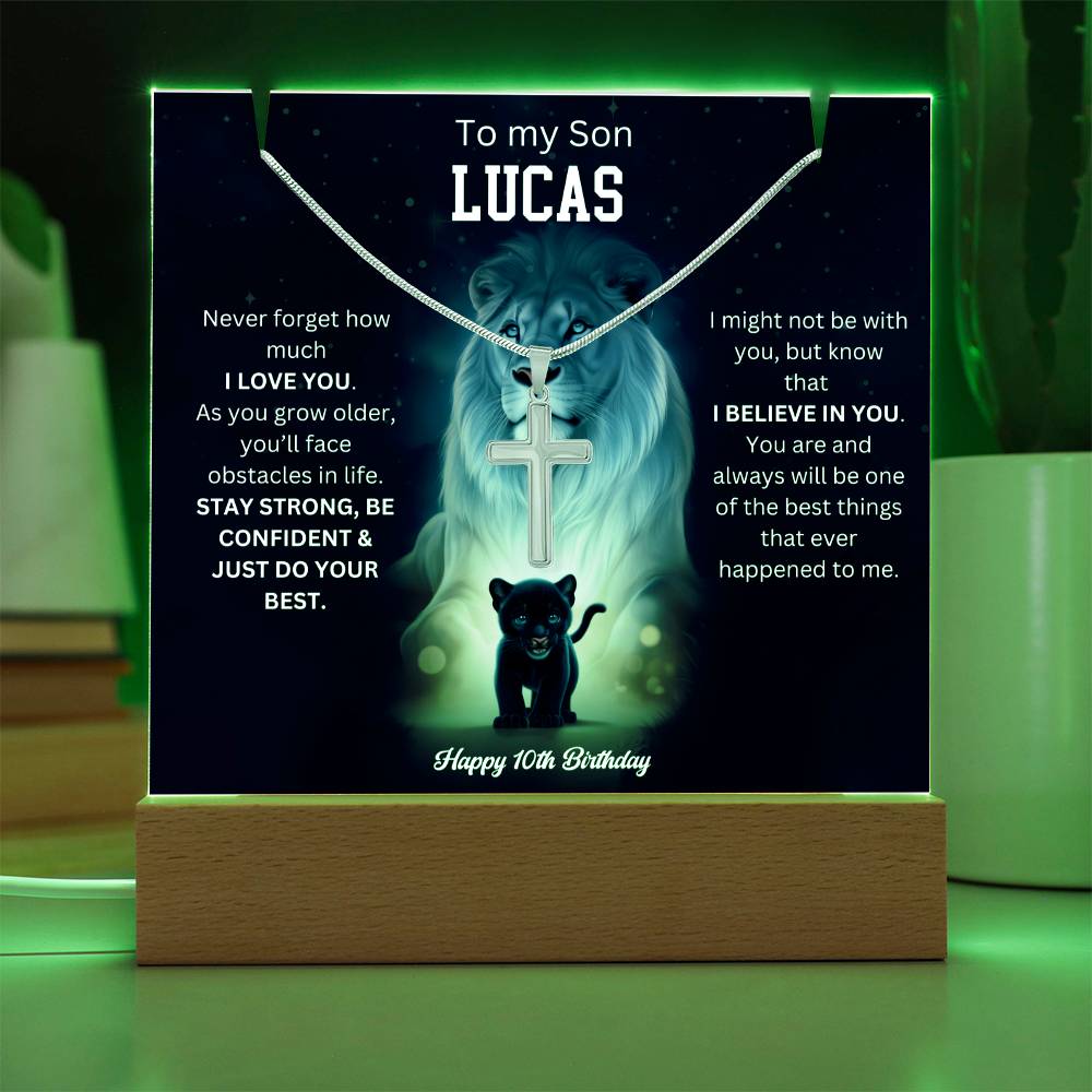 Lucas 10th Keepsake Acrylic Bundle