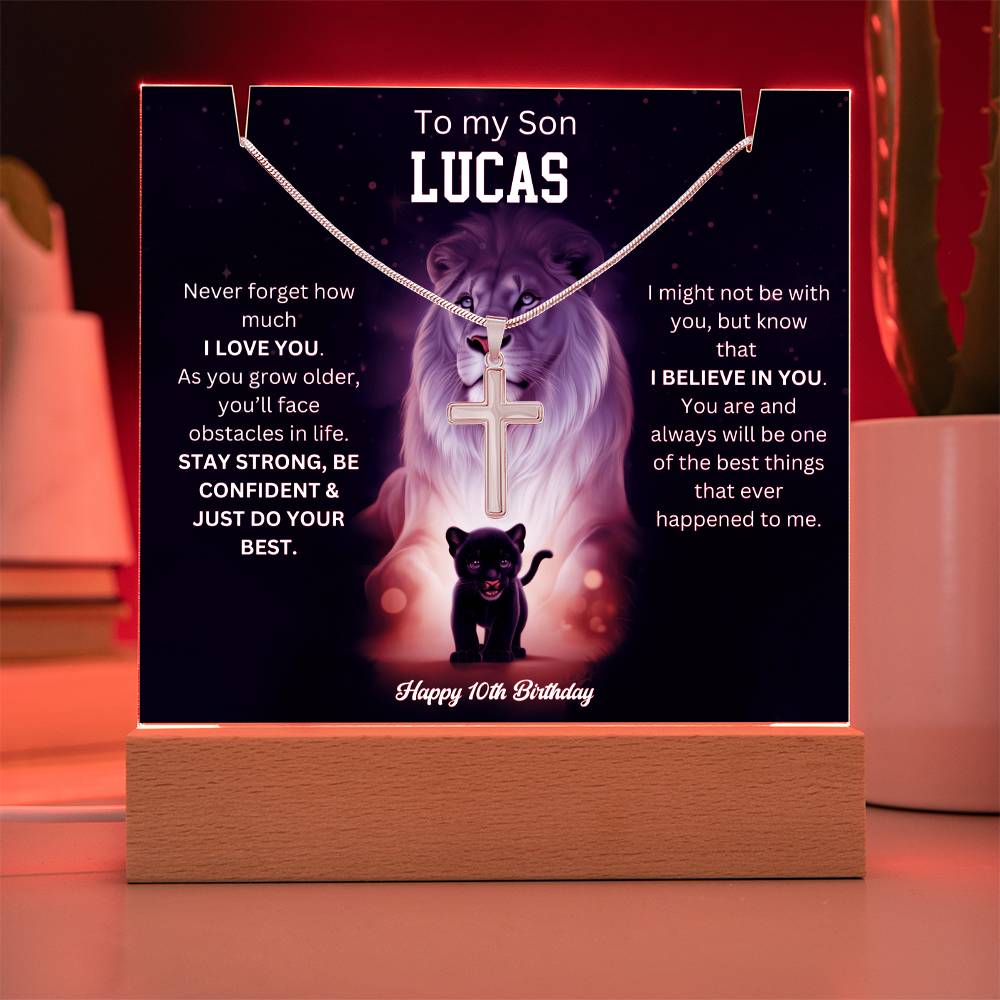 Lucas 10th Keepsake Acrylic Bundle