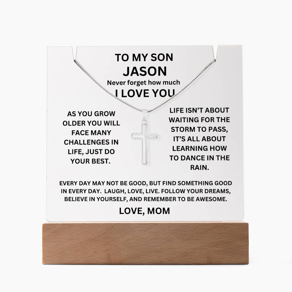 Son Plaque Cross 3