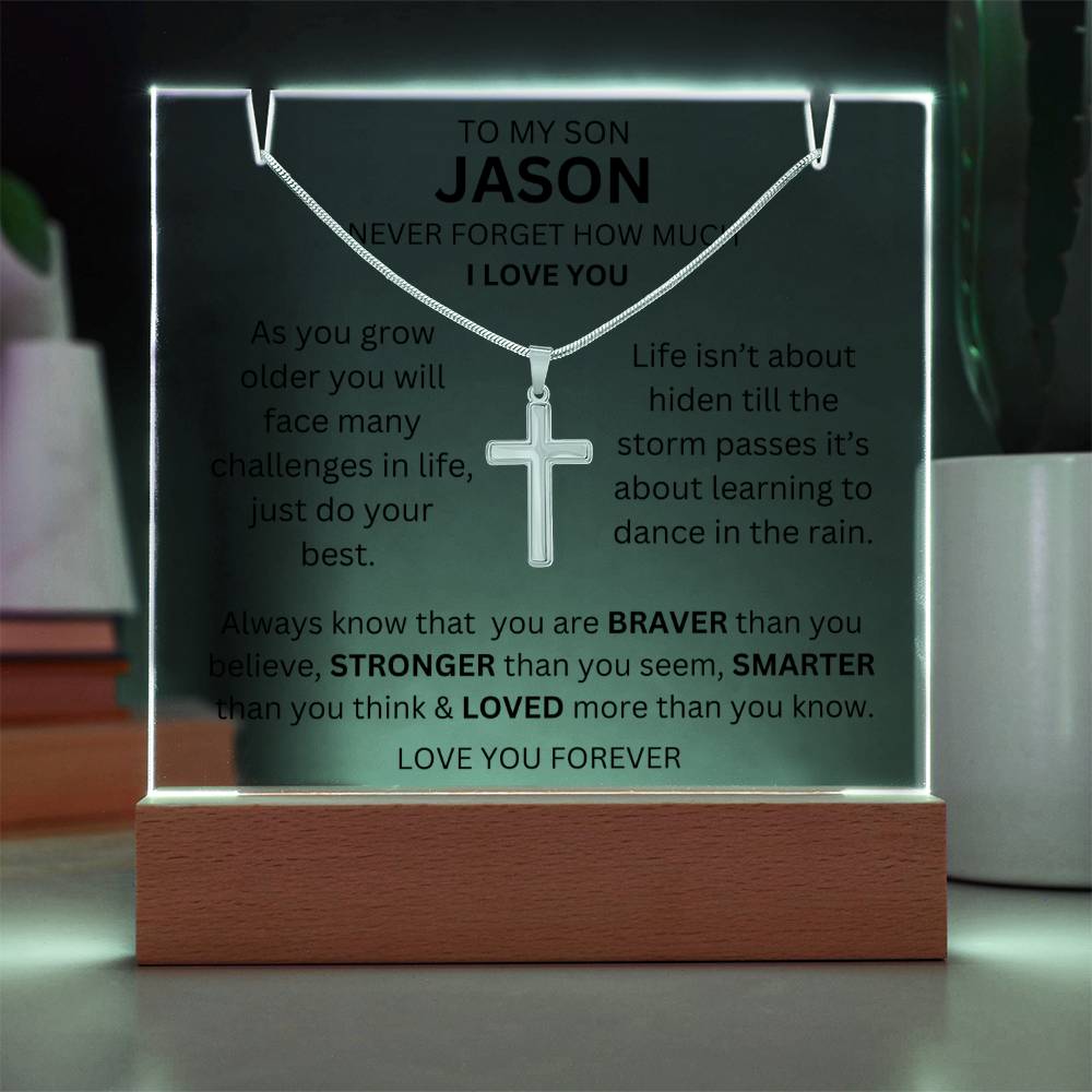 Son Plaque Cross 7