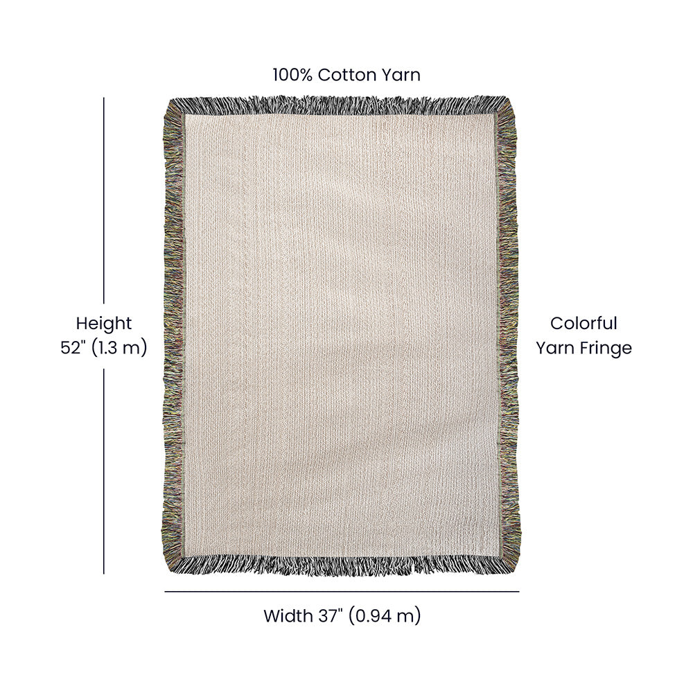 Dear Mom - I Love You - Wooven Blanket