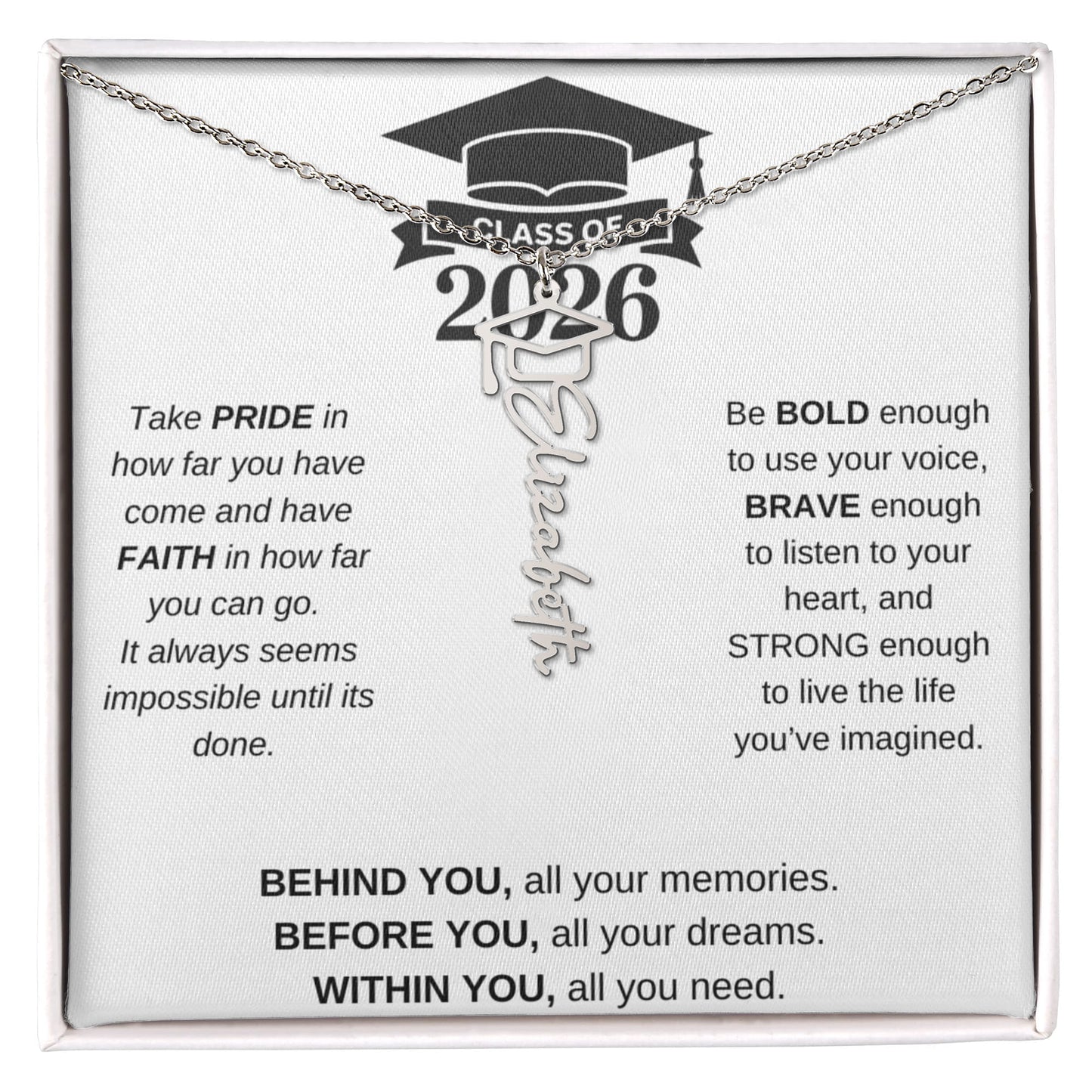 Personalized Name 2026 Graduation Gift 3
