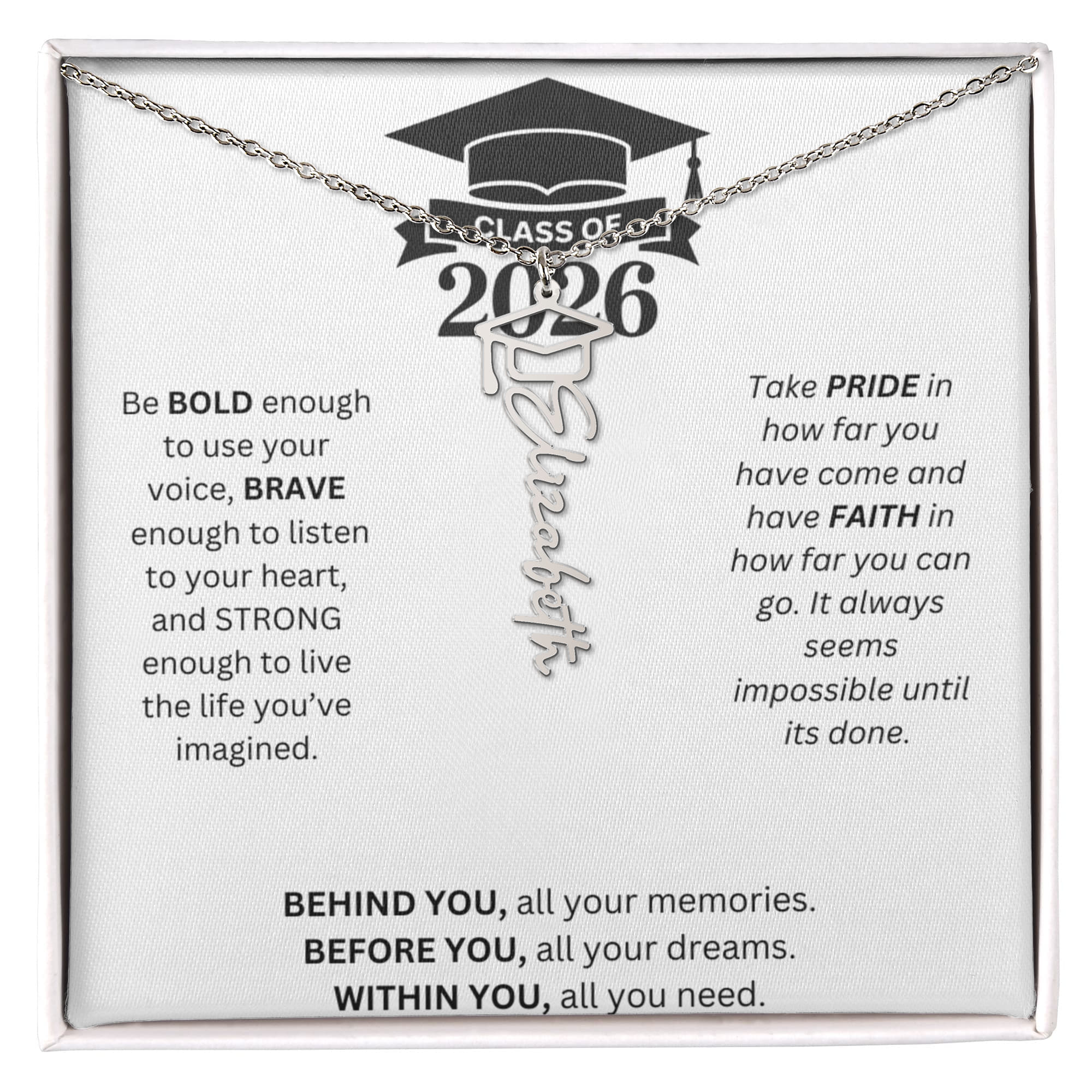 Personalized Name 2026 Graduation Gift 2