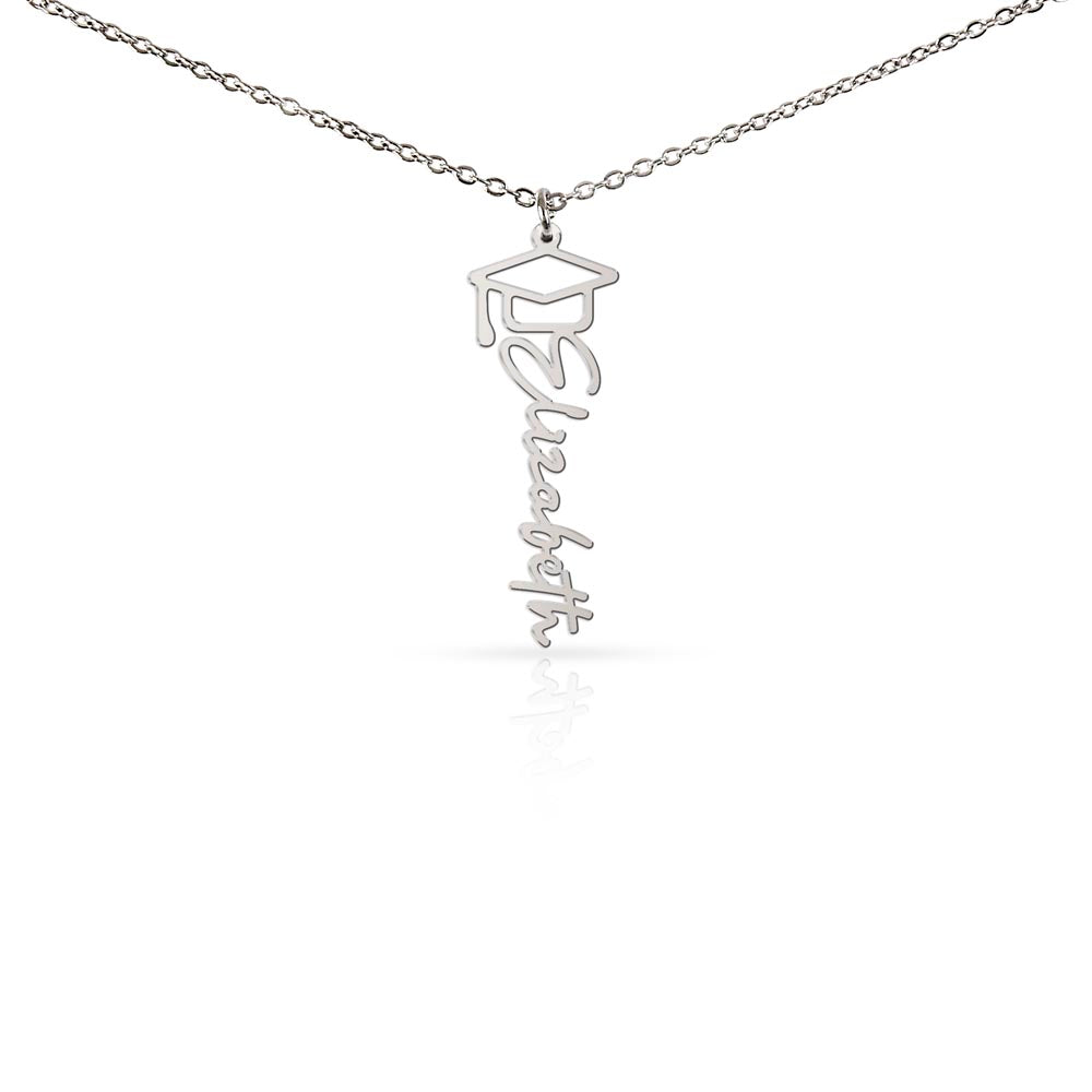 Happy Graduation - Graduation Name Necklace