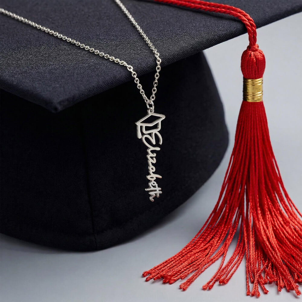 Happy Graduation - Graduation Name Necklace
