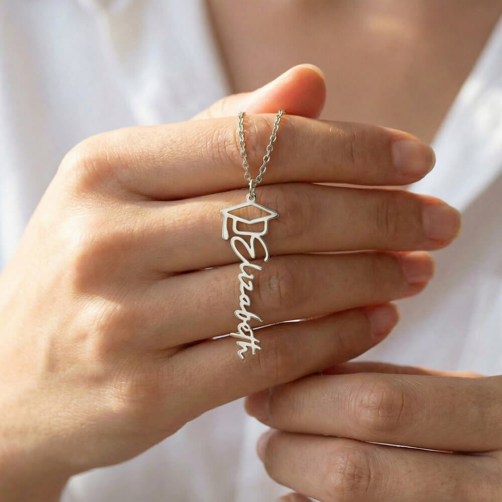Happy Graduation - Graduation Name Necklace