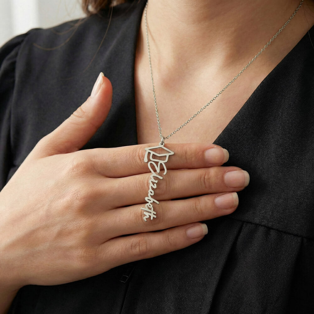Happy Graduation - Graduation Name Necklace