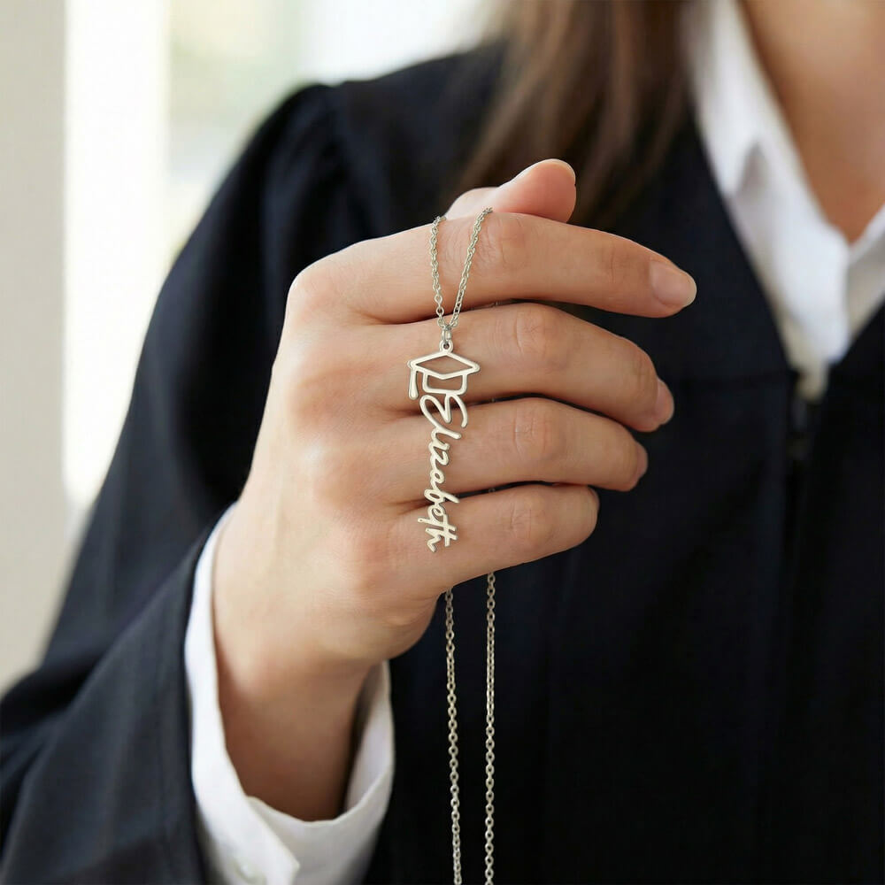 Happy Graduation - Graduation Name Necklace