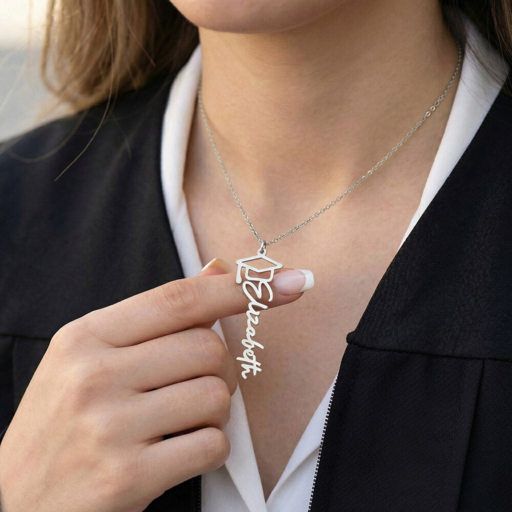 Happy Graduation - Graduation Name Necklace