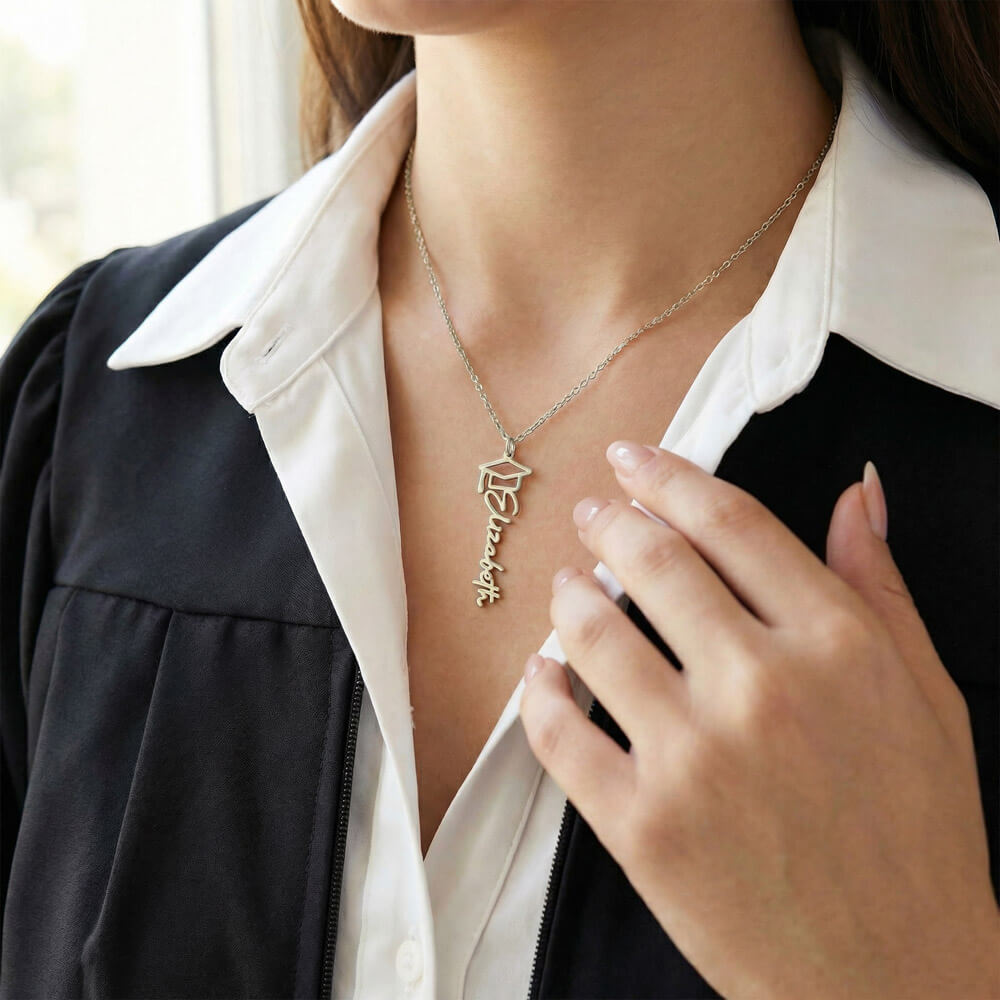 Happy Graduation - Graduation Name Necklace