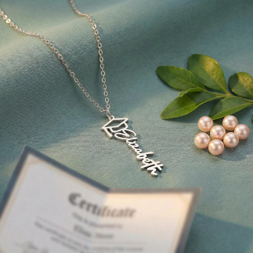Happy Graduation - Graduation Name Necklace