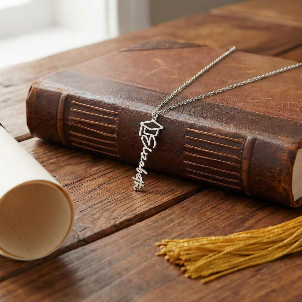 Happy Graduation - Graduation Name Necklace