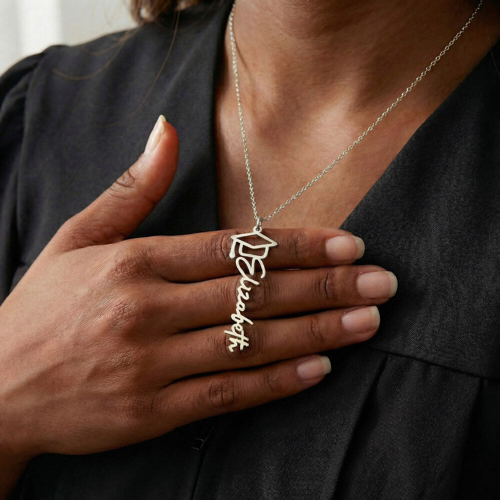 Happy Graduation - Graduation Name Necklace