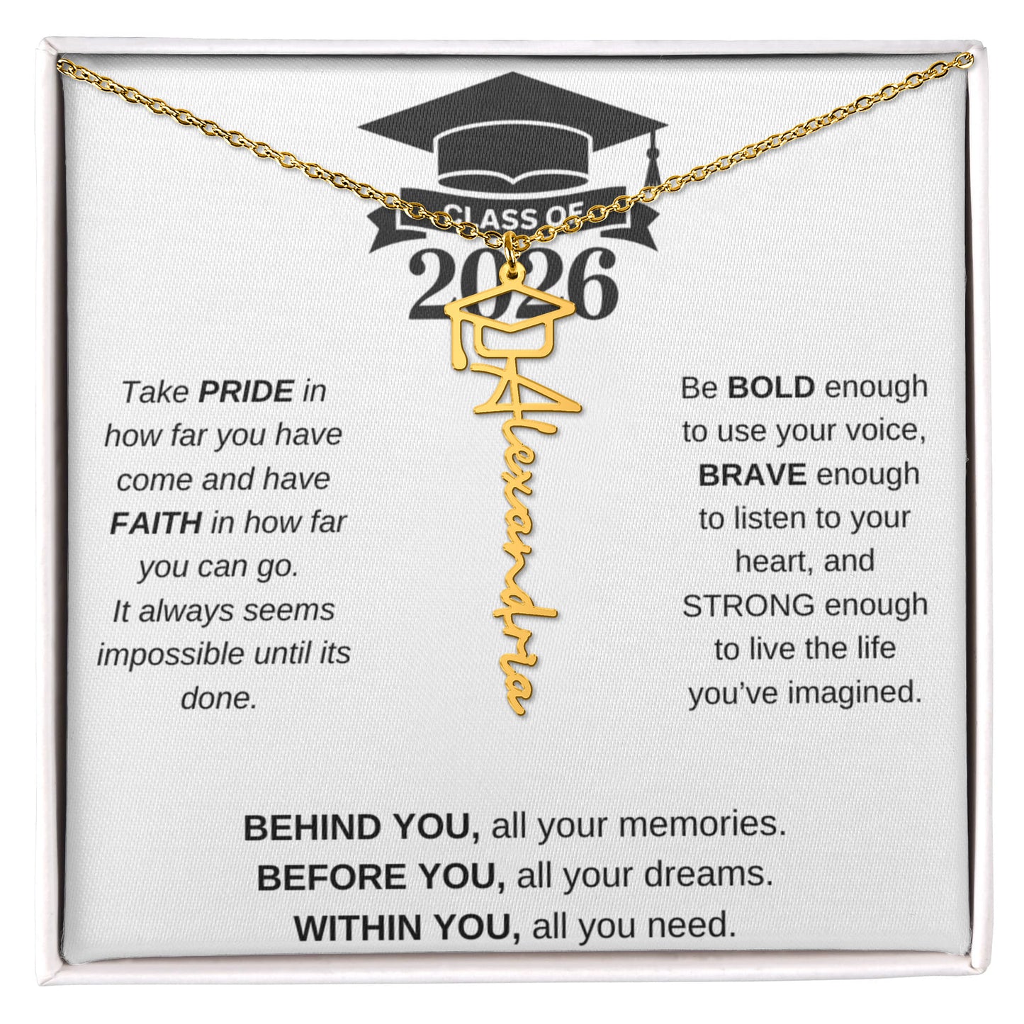 Personalized Name 2026 Graduation Gift 3