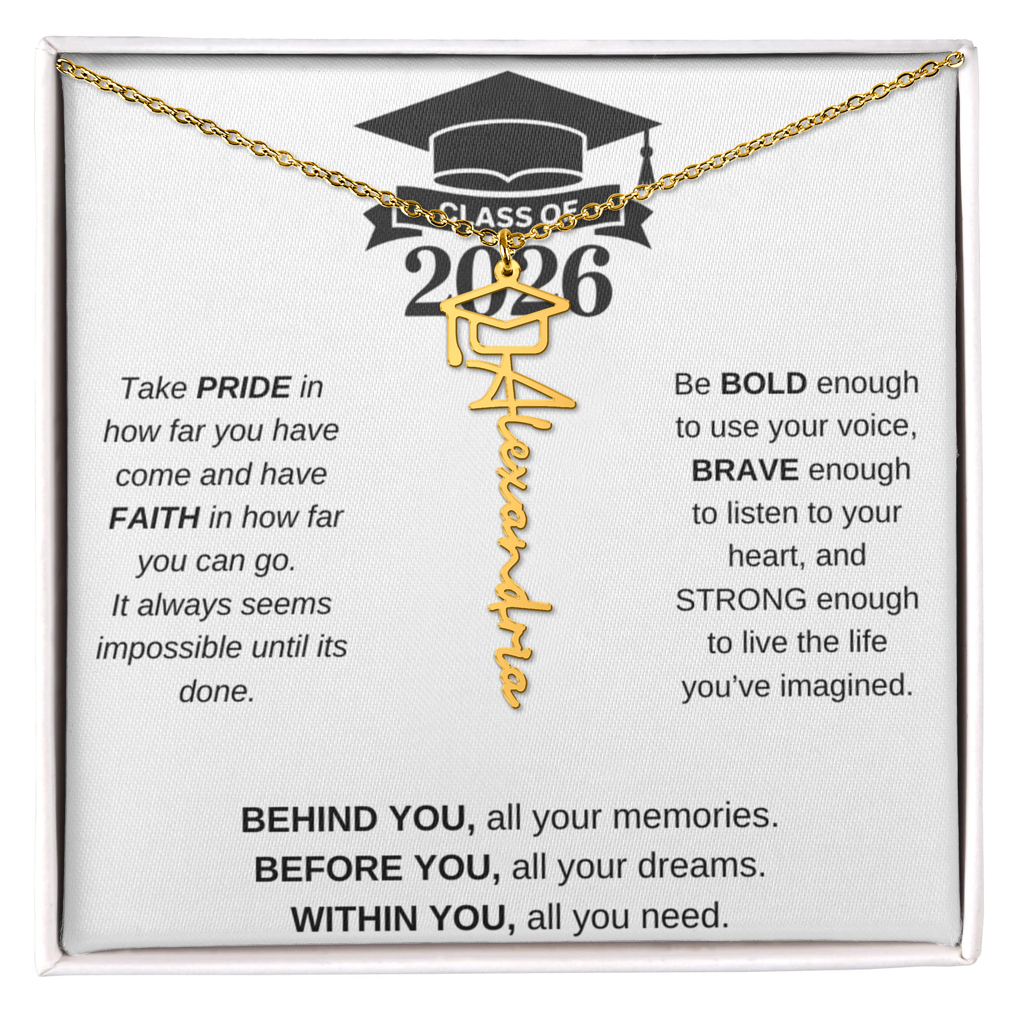 Personalized Name 2026 Graduation Gift 3