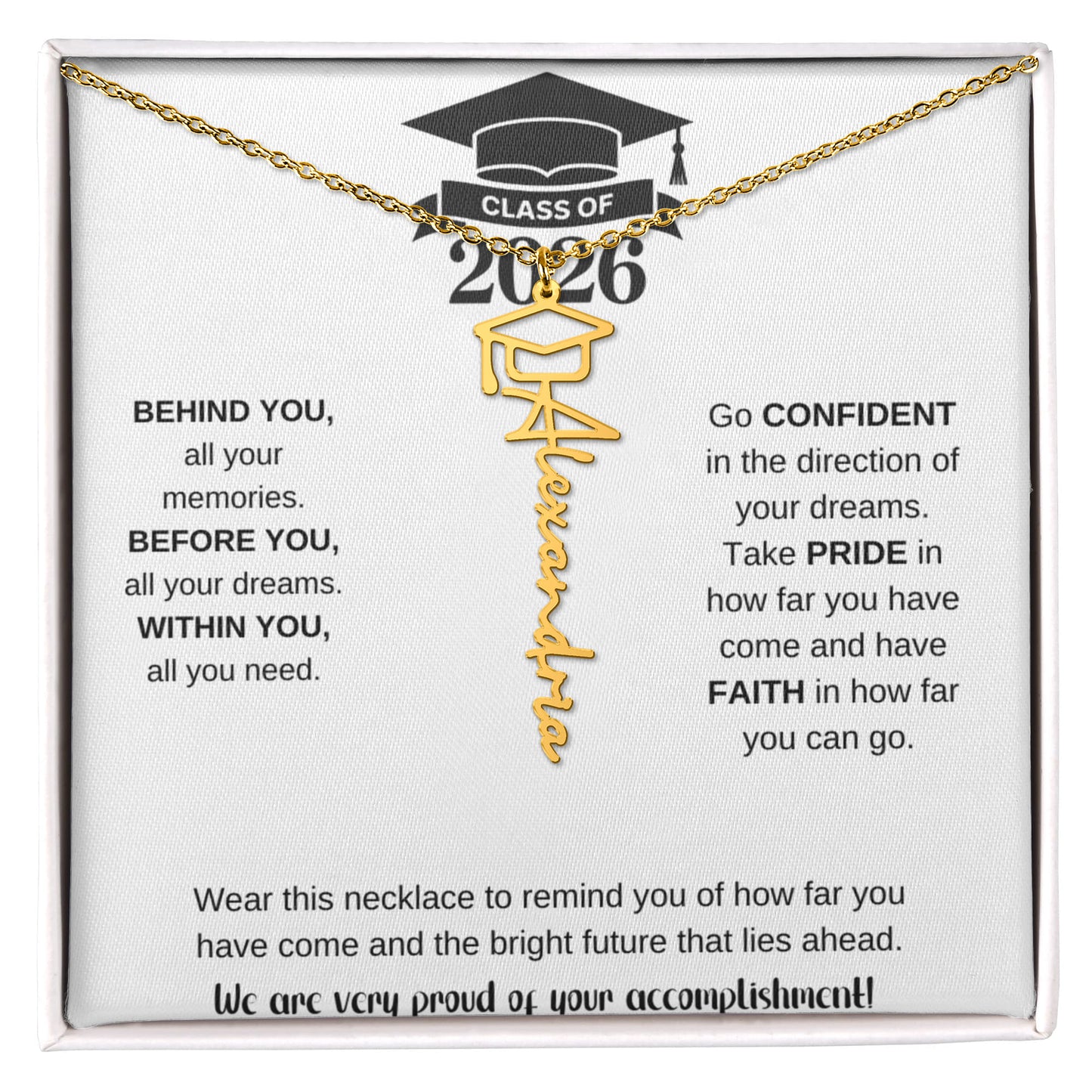 Personalized Name 2026 Graduation Gift 1