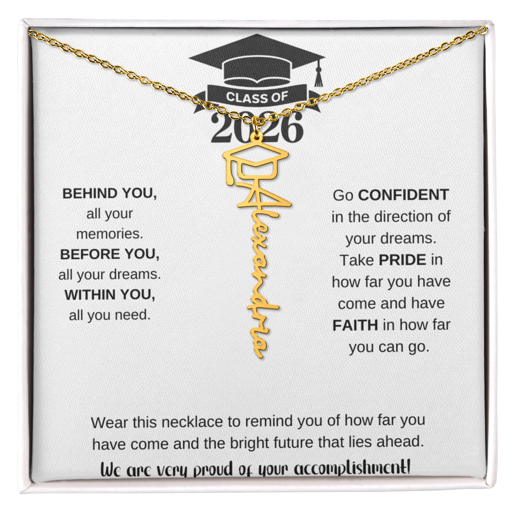 Personalized Name 2026 Graduation Gift 1