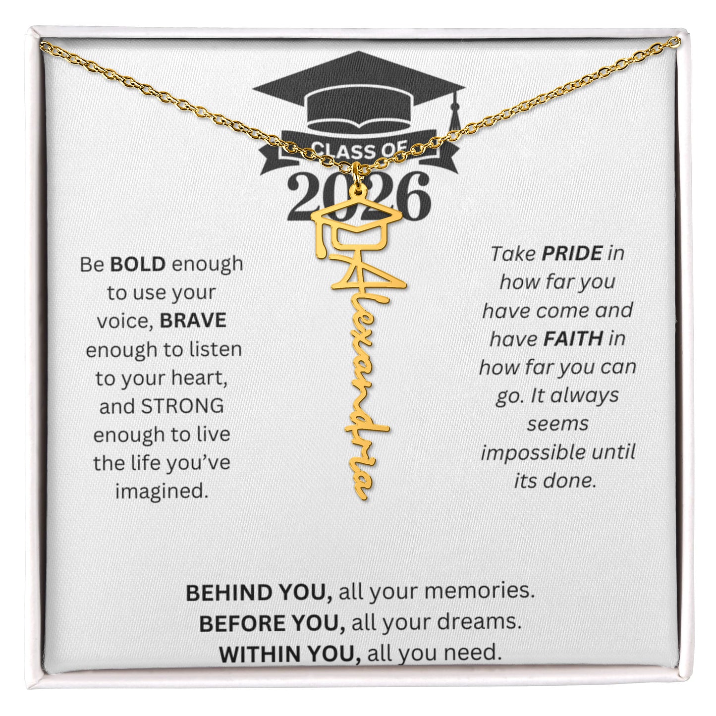 Personalized Name 2026 Graduation Gift 2