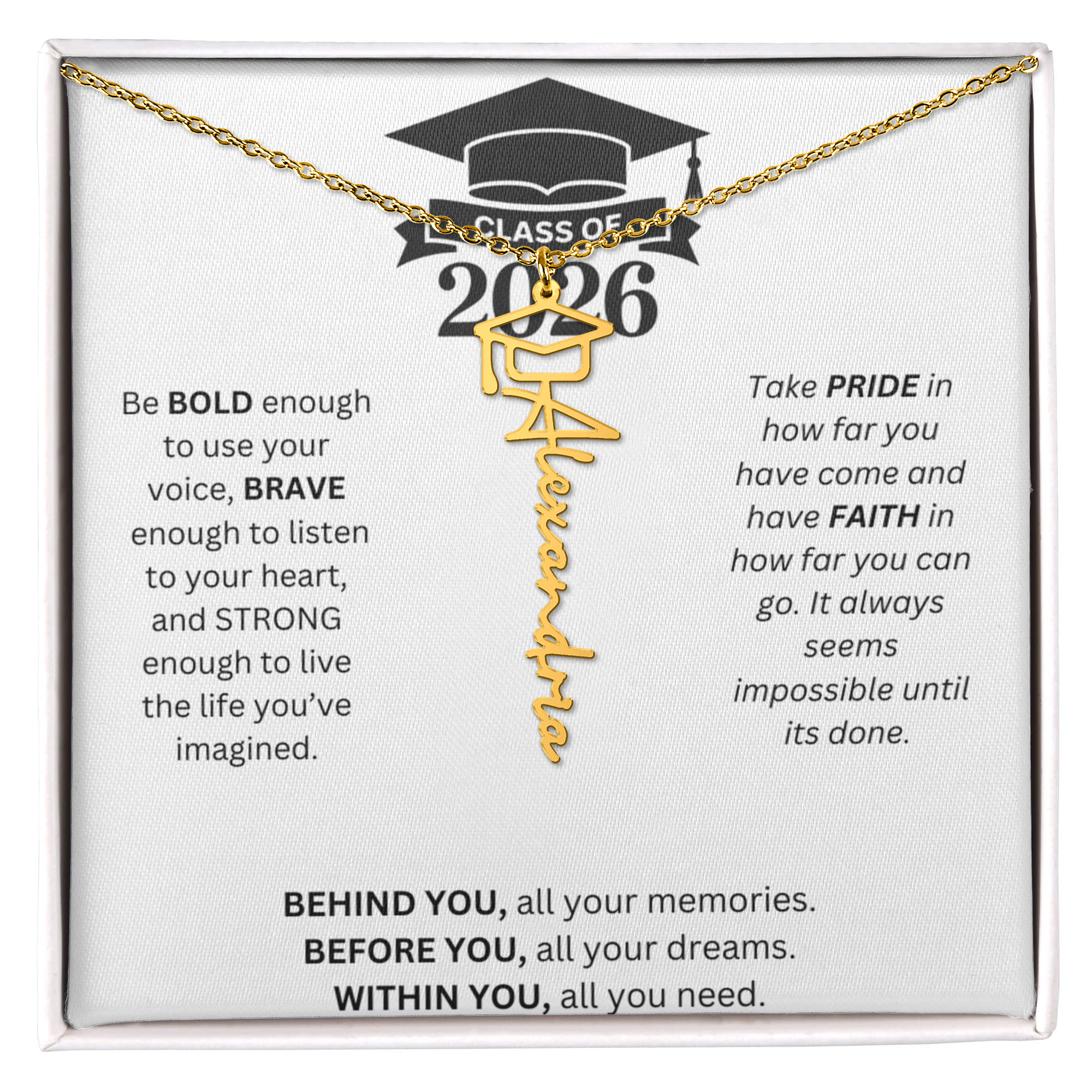 Personalized Name 2026 Graduation Gift 2