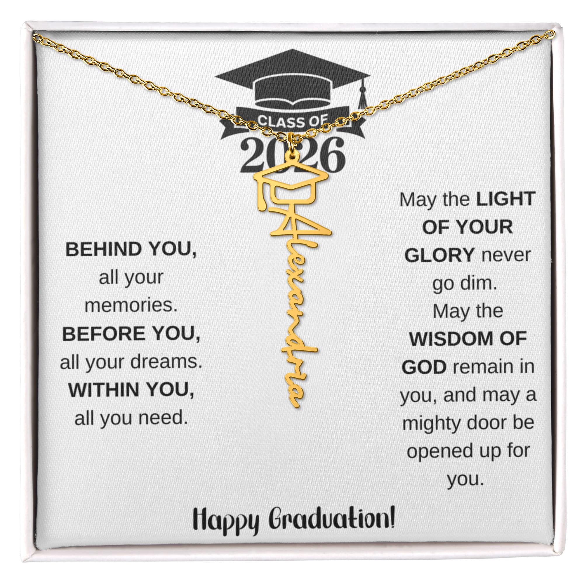 Personalized Name 2026 Graduation Gift 8