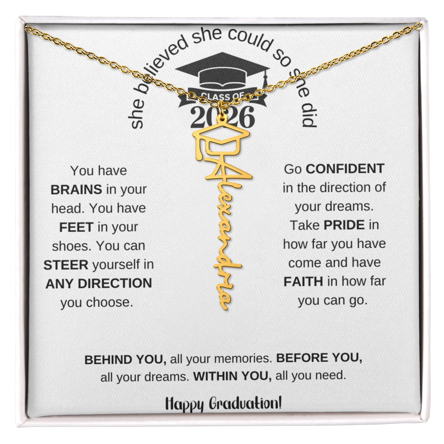 Personalized Name 2026 Graduation Gift 14