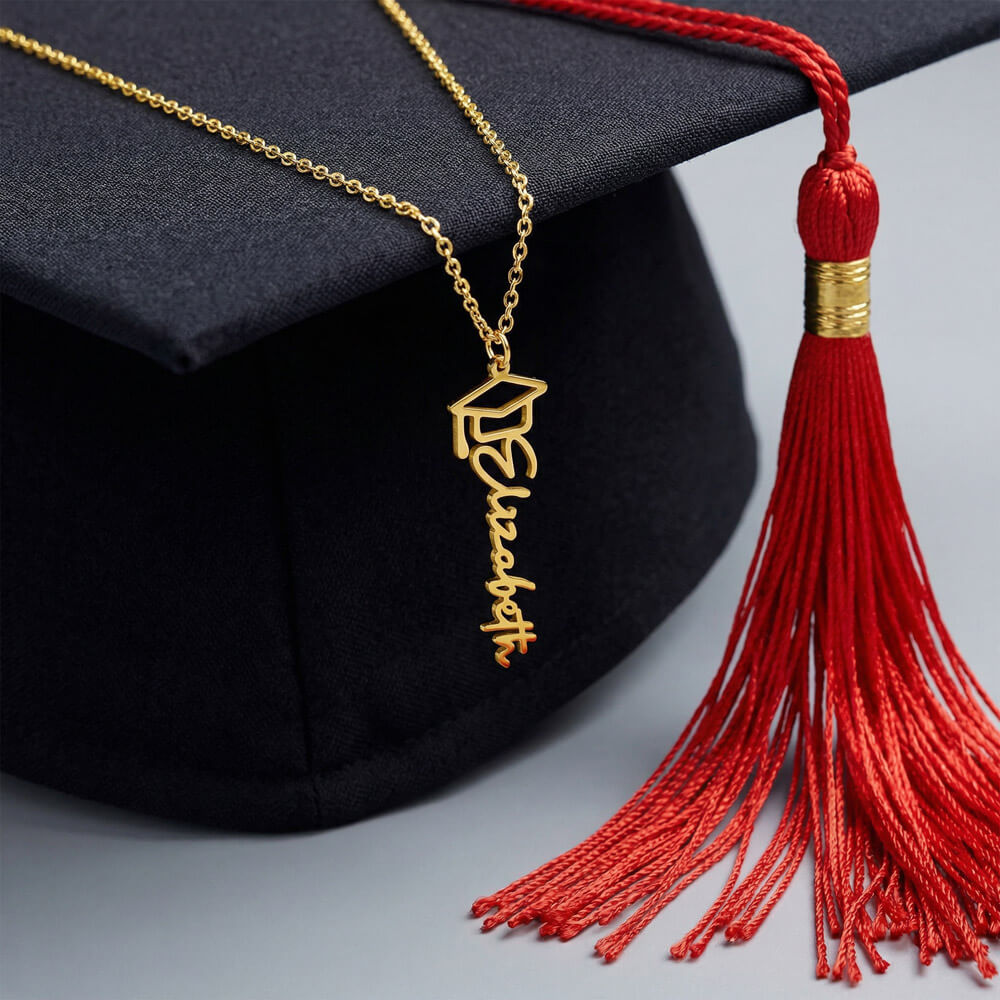 Happy Graduation - Graduation Name Necklace