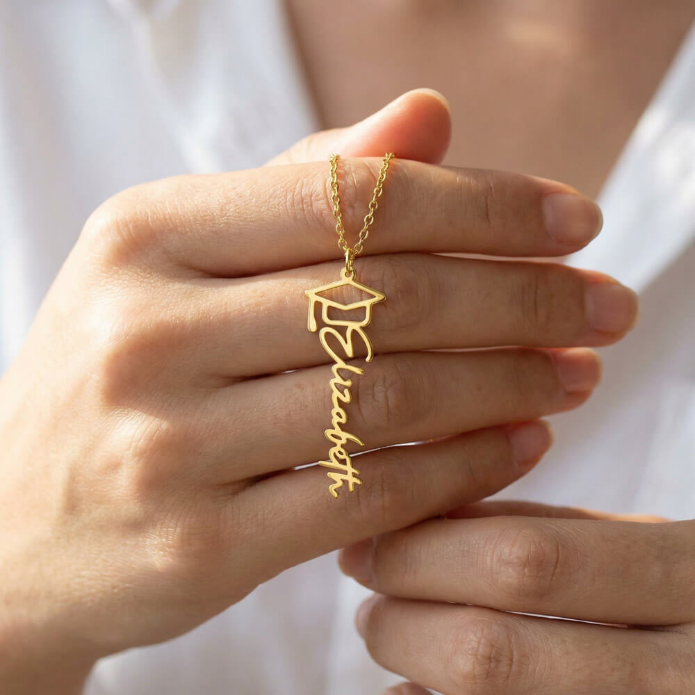 Happy Graduation - Graduation Name Necklace